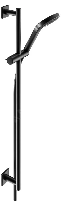 Keuco IXMO - Set Douchekop, 3jets, Douchestang 855 Mm En Doucheslang, Mat Zwart 59587370802