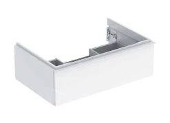Geberit ICon - Wastafelonderkast, 74x25x48 Cm, 1 Lade, Glanzend Wit 502.311.01.1