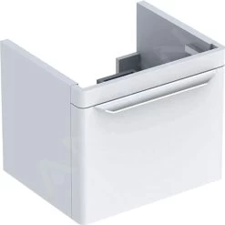Geberit MyDay - Wastafelonderkast, 540x410x430 Mm, 1 Schuiflade Met LED-verlichting, Glanzend Wit Y824065000