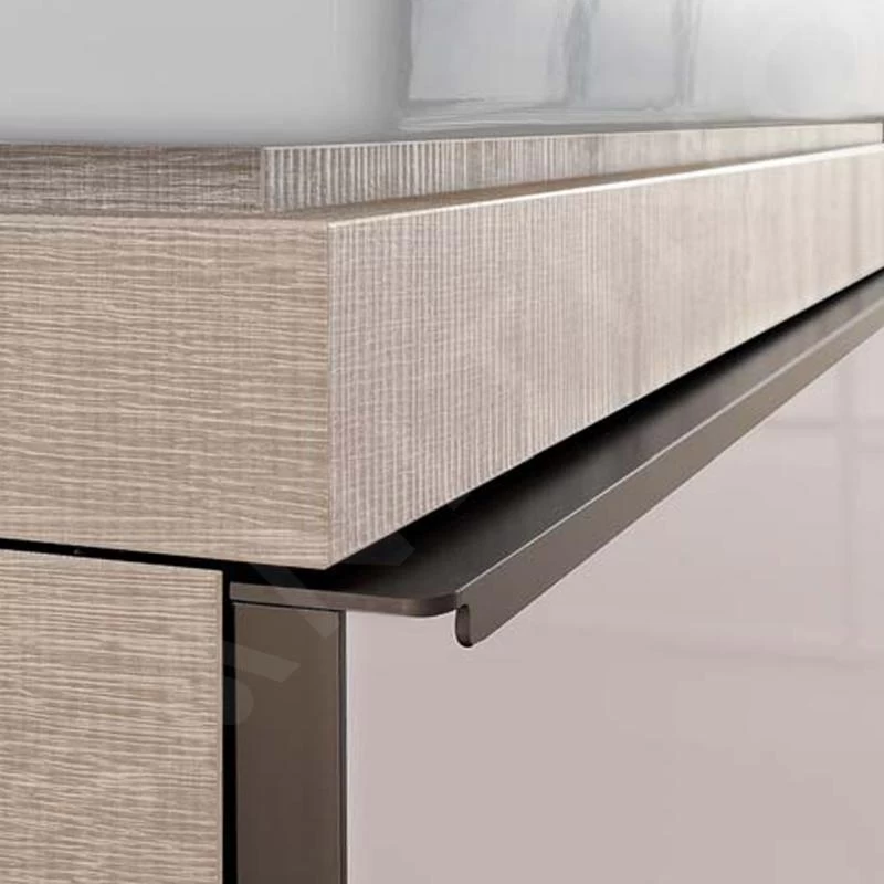 Geberit Citterio - Wastafelonderkast 560 Mm Voor Waskom, Glanzend Grijsbruin/eik Beige 500.560.JI.1 - Image 3