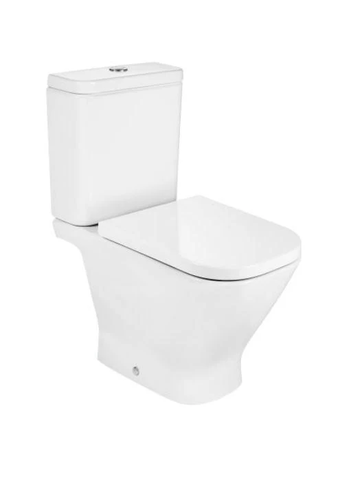 Roca The Gap - Duoblokpot, Afvoer Naar Achter, Wit A342477000