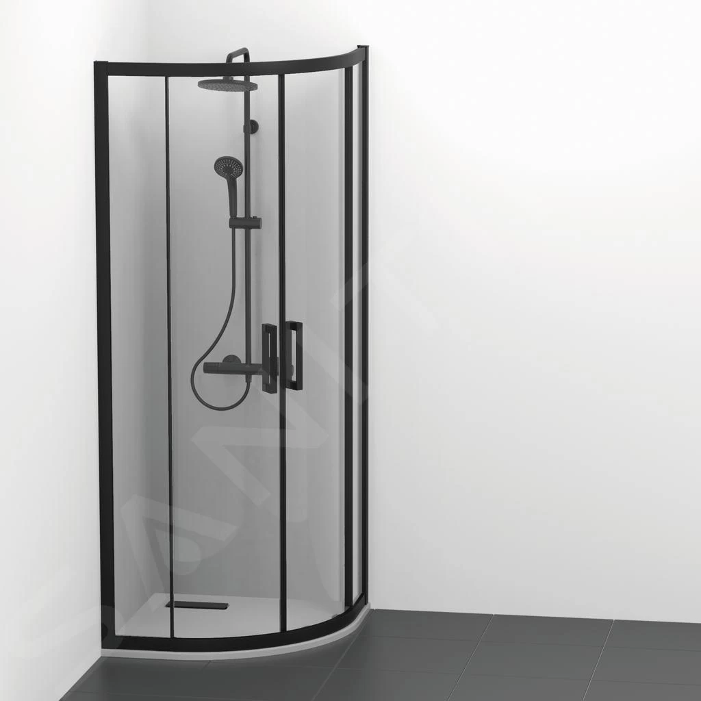 Ideal Standard Ultra Flat New - Douchebak, Halfrond 800x800 Mm, Mat Wit T4491V1 - Image 3