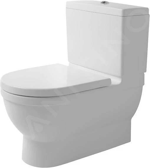 Duravit Starck 3 - Duoblokpot Big Toilet, Met WonderGliss, Wit 21040900001