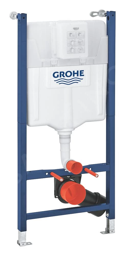 Grohe Solido - Voorwand Montageset, Bau Ceramic Toilet En Softclose Zitting, Start Bedieningsplaat, Chroom 39419000 - Image 3