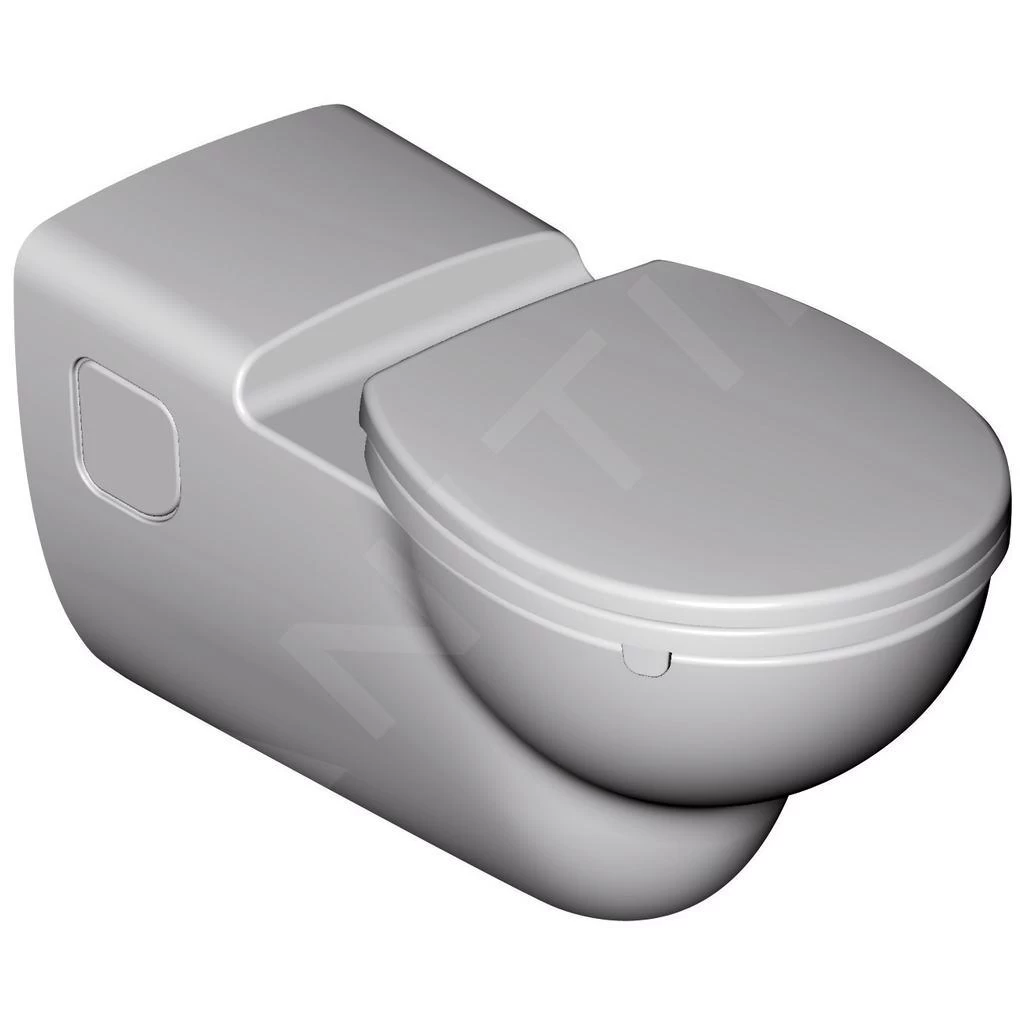 Ideal Standard Contour 21 - Hangend Toilet, Barrièrevrij, Rimless, Wit S306901 - Image 3