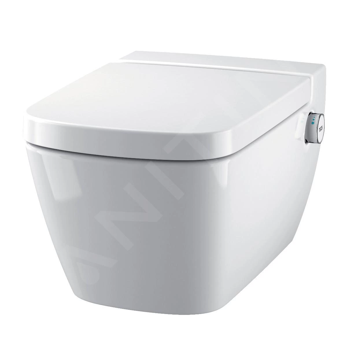 Geberit Kombifix - Inbouwreservoir Voor Hangend Toilet Met SIGMA01 Bedieningsknop, Mat Chroom + Tece One - Hangend Douche-wc En Wc-bril, Rimless, SoftClose 110.302.00.5 NT3 - Image 5