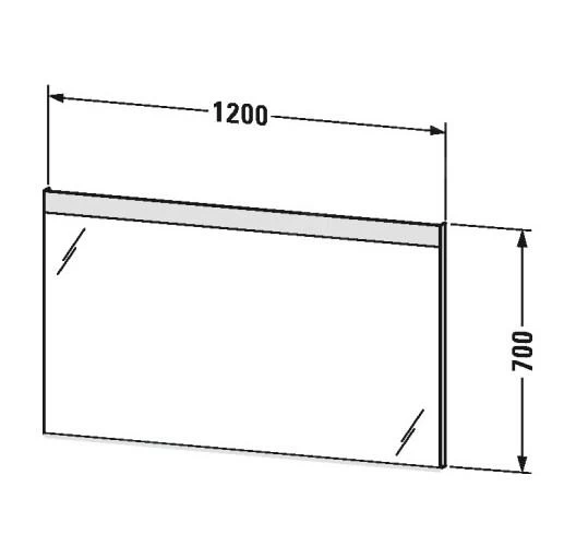 Duravit Spiegels - Spiegel 1200x700 Mm, Met LED-verlichting LM7838000000000 - Image 2