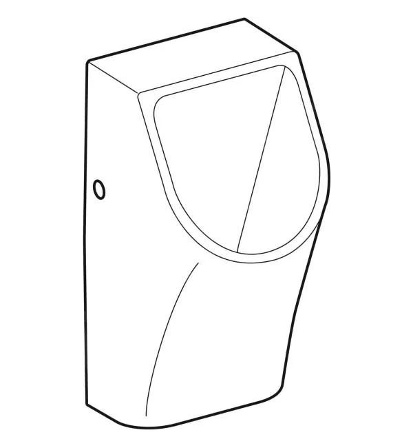 Geberit Smyle - Urinoir, Waterloos, Wit 500.255.01.1 - Image 3