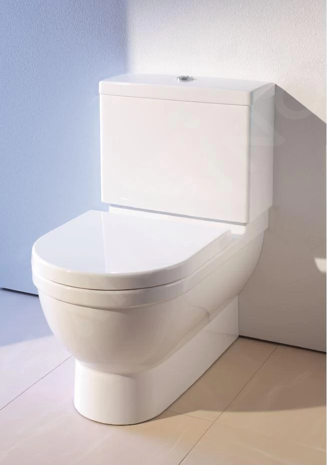 Duravit Starck 3 - Duoblokpot Big Toilet, Met WonderGliss, Wit 21040900001 - Image 3