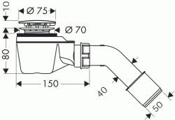 Hansgrohe Starolift '52 - Complete Set Met Afvoerset, Chroom 60060000 - Image 2