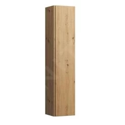 Laufen Lani - Hoge Kast 165x35 Cm, 1 Deur, Scharnieren Rechts, Eiken H4037221122671