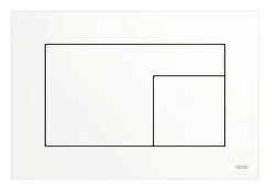 Tece TECEvelvet - Bedieningsplaat, Beschermlaag Tegen Vingerafdrukken, Wit 9240735