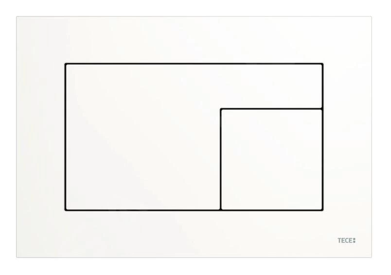 Tece TECEvelvet - Bedieningsplaat, Beschermlaag Tegen Vingerafdrukken, Wit 9240735