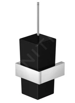 Steinberg 460 - Wandtoiletborstel Met Houder, Zwart Glas/chroom 460 2904