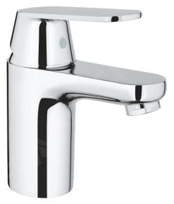 Grohe Eurosmart Cosmopolitan - Wastafelkraan Met Push-Open Afvoerplug, Chroom 23925000