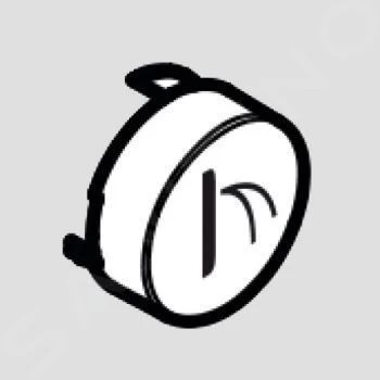 Hansgrohe Toebehoren - Select-knop Waterval, Zwart 92574610