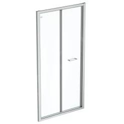 Ideal Standard Connect 2 - Vouwdeur 900 Mm, Silver Bright/helder Glas K9287EO
