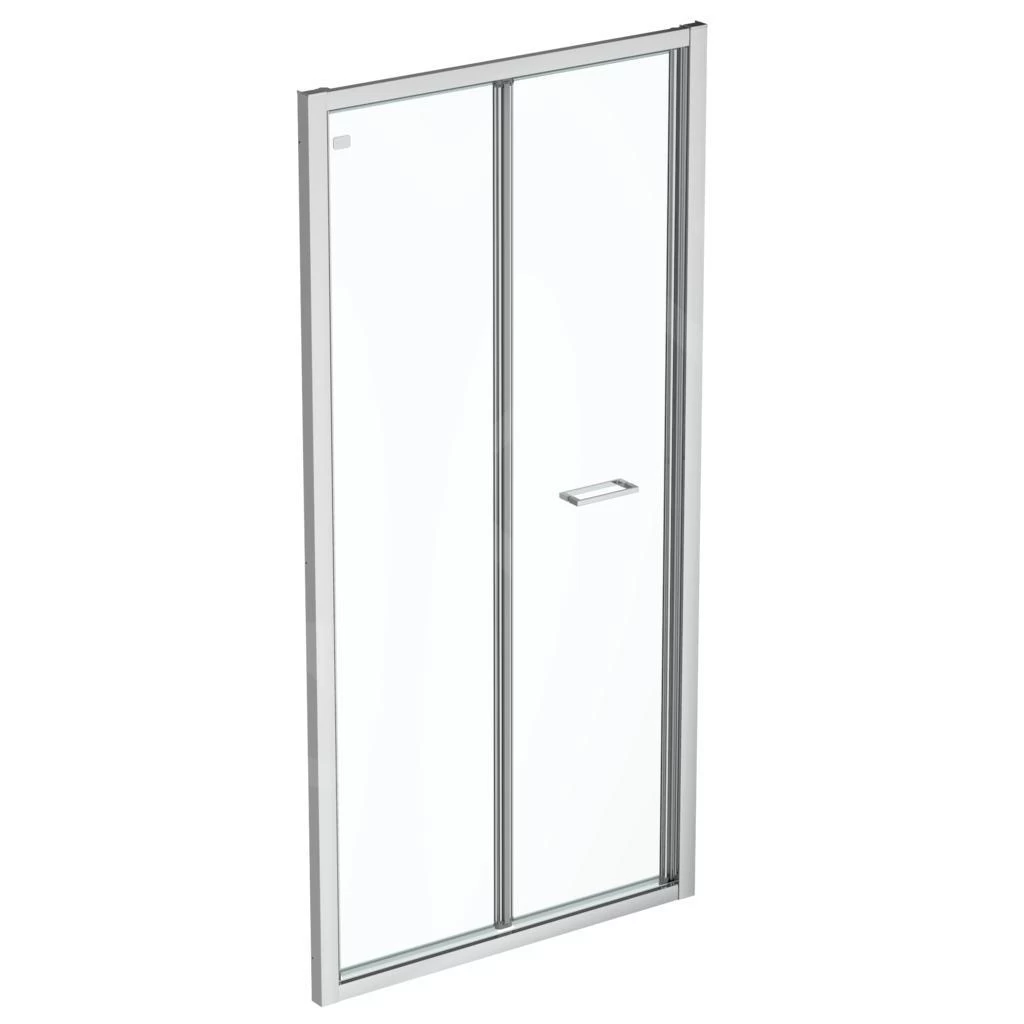 Ideal Standard Connect 2 - Vouwdeur 900 Mm, Silver Bright/helder Glas K9287EO