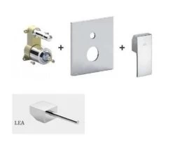 Paffoni Level - Inbouwkraan Voor 2 Uitgangen, Chroom LEABOX015CR