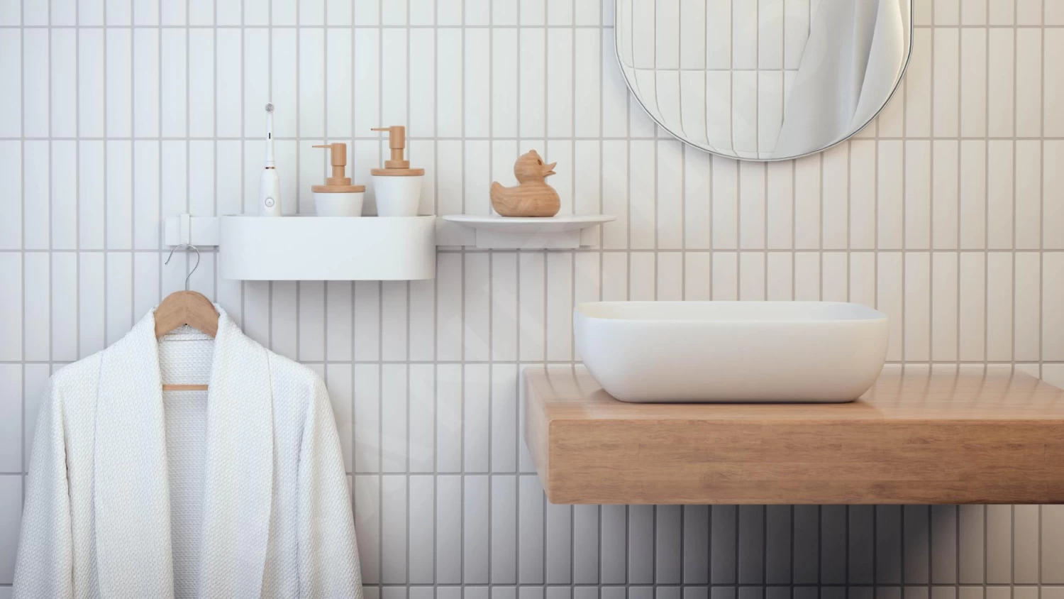 Hansgrohe WallStoris - Opbergbakje, Mat Wit 27913700 - Image 3