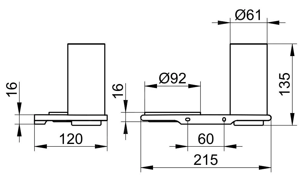 Keuco Edition 400 - Beker Met Zeepschaal Wandbevestiging, Glas/chroom 11556019000 - Image 2