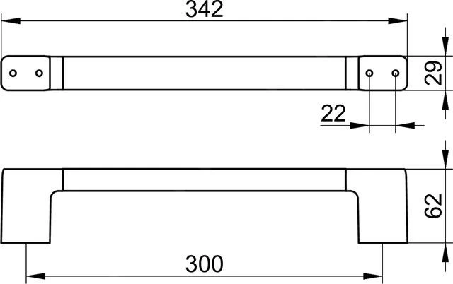 Keuco Collection Moll - Handgreep, Lengte 300 Mm, Chroom 12707010000 - Image 2