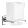 Sapho Gedy Colorado - Tanderborstelhouder, Chroom/satin Glas 6910