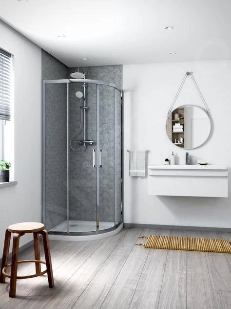 Ideal Standard Connect 2 - Douchecabine 800x800 Mm, Silver Bright/helder Glas K9250EO - Image 3