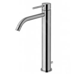 Paffoni Light - Wastafelkraan Met Waste, RVS LIG085ST