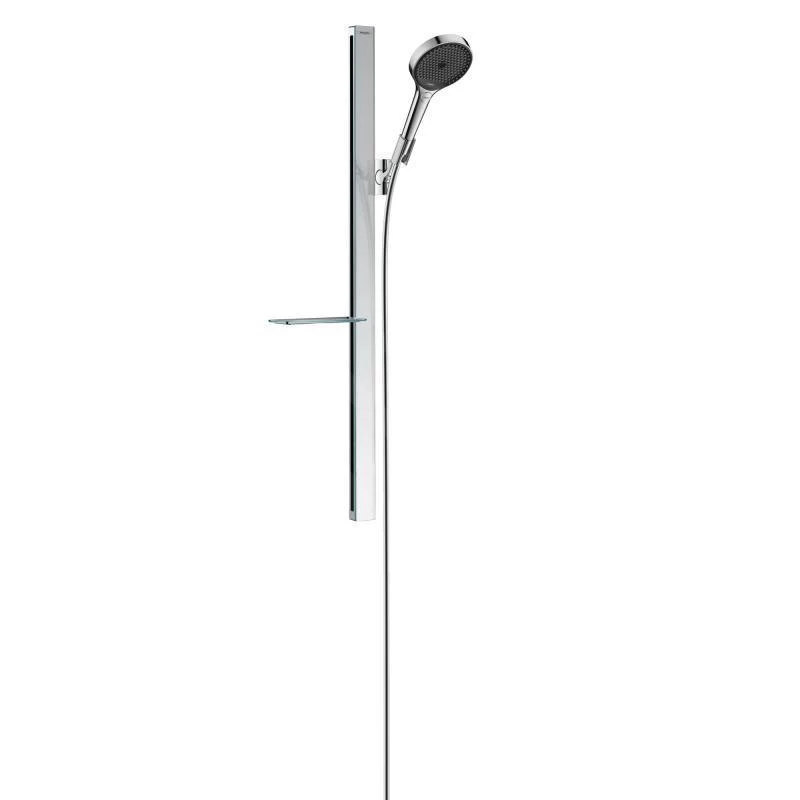 Hansgrohe Rainfinity - Doucheset 130, 3jet, Met Glijstang 900mm En Zeepschaal, Chroom 27671000