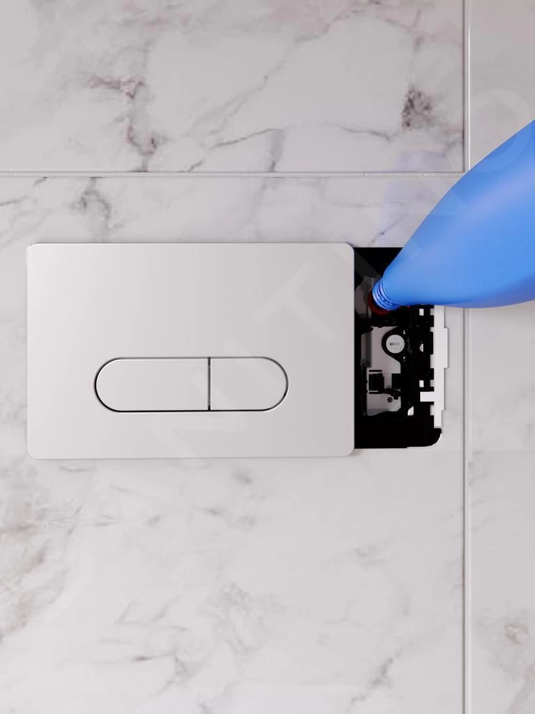 Ideal Standard ProSys - Toiletset- Inbouwreservoir, Douche-WC, WC-zitting TECEone, Oleas M2 Bedieningsplaat, Rimless, SoftClose, Chroom ProSys80M SP129 - Image 3