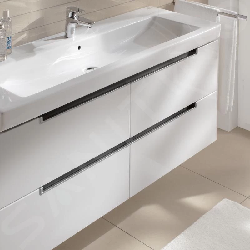Villeroy & Boch Subway 2.0 - Wastafelkast, 1287x520x449 Mm, Glossy White A69800DH - Image 3