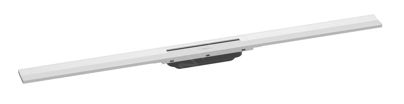 Hansgrohe RainDrain Flex - Douchegoot Met Rvs Rooster 1200, Te Plaatsen In De Ruimte, Inkortbaar, Mat Wit 56047700