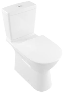 Villeroy & Boch ViCare - Staande Toiletpot Voor Mensen Met Beperkte Bewegingsmogelijkheden, Vario Afvoer, DirectFlush, Alpine Wit 4620R001