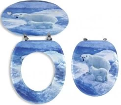 Novaservis Prestige - WC Bril, MDF, Diermotief WC/MEDVEDI