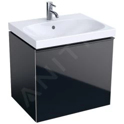 Geberit Acanto - Wastafelonderkast 600 Mm, Zwart 500.609.16.1