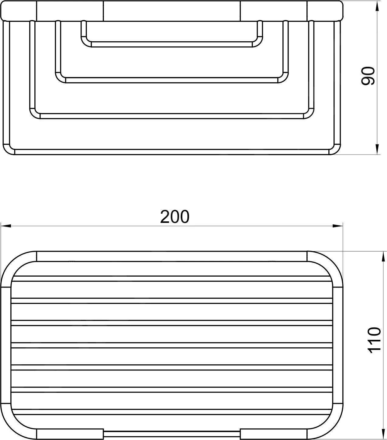 Novaservis Accessiores - Draad Modellen - Planchet Draadmodel, Chroom 6077,0 - Image 2