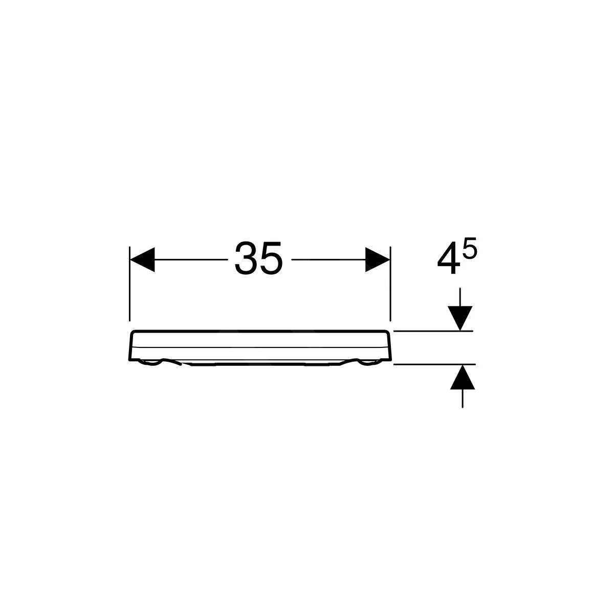 Geberit Xeno 2 - WC Bril, Softclose, Wit 500.537.01.1 - Image 3
