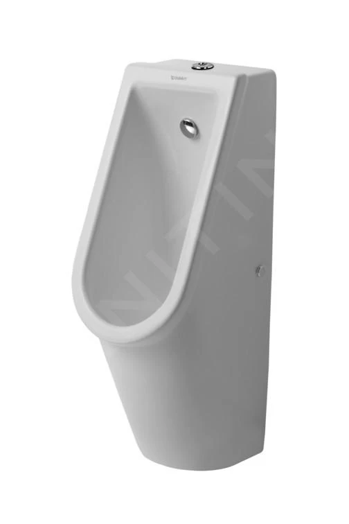 Duravit Starck 3 - Urinoir, Bovenste Waterinlaat, Rimless, Met WonderGliss, Alpine Wit 08262500001
