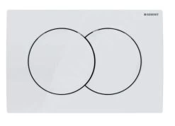 Geberit Delta01 - Bedieningsplaat, Alpine Wit 115.107.11.1