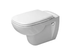 Duravit D-Code - Wandtoilet Met SoftClose Toiletbril, Wit 45350900A1