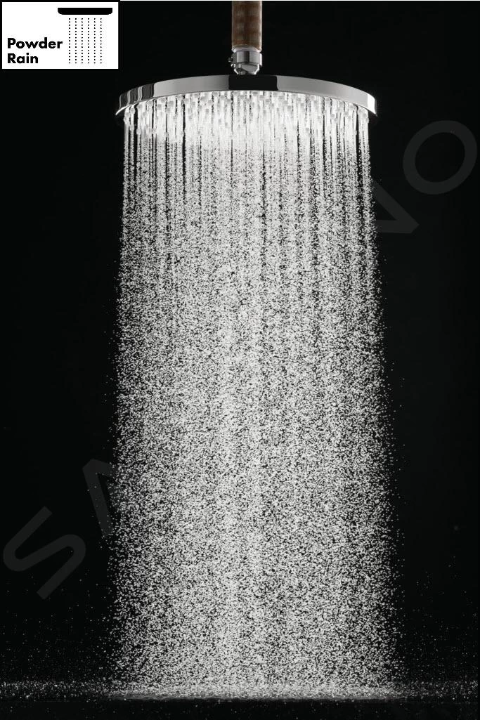 Hansgrohe Raindance S - PowderRain 240 Hoofddouche, Met Plafondbevestiging 100 Mm, Chroom 27620000 - Image 6