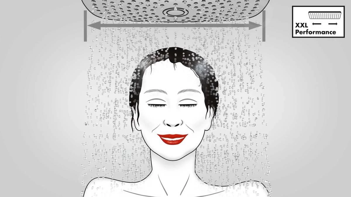 Hansgrohe Rainfinity - Handdouche 130, 3jet, Geborsteld Zwart Chroom 26864340 - Image 4