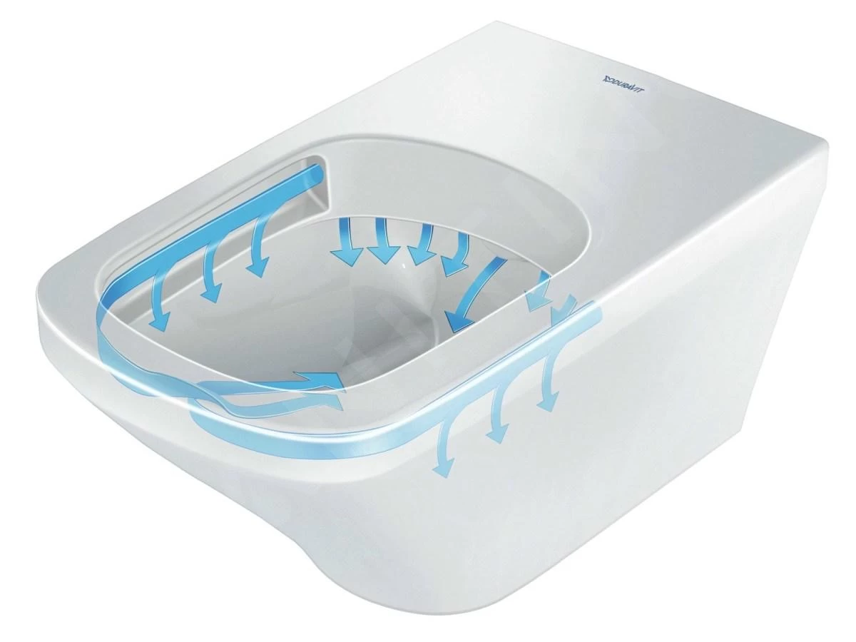 Duravit White Tulip - Urinoir, Verdekte Toevoer, Rimless, Wit 2817300000 - Image 2