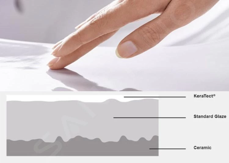 Geberit Urinoirs - Urinoir Narva, Achterinlaat, KeraTect, Wit 501.655.00.8 - Image 4