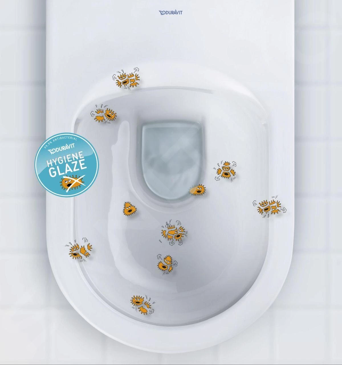 Duravit ME By Starck - Urinoir, Bovenste Waterinlaat, Rimless, Met HygieneGlaze, Alpine Wit 2815302000 - Image 3