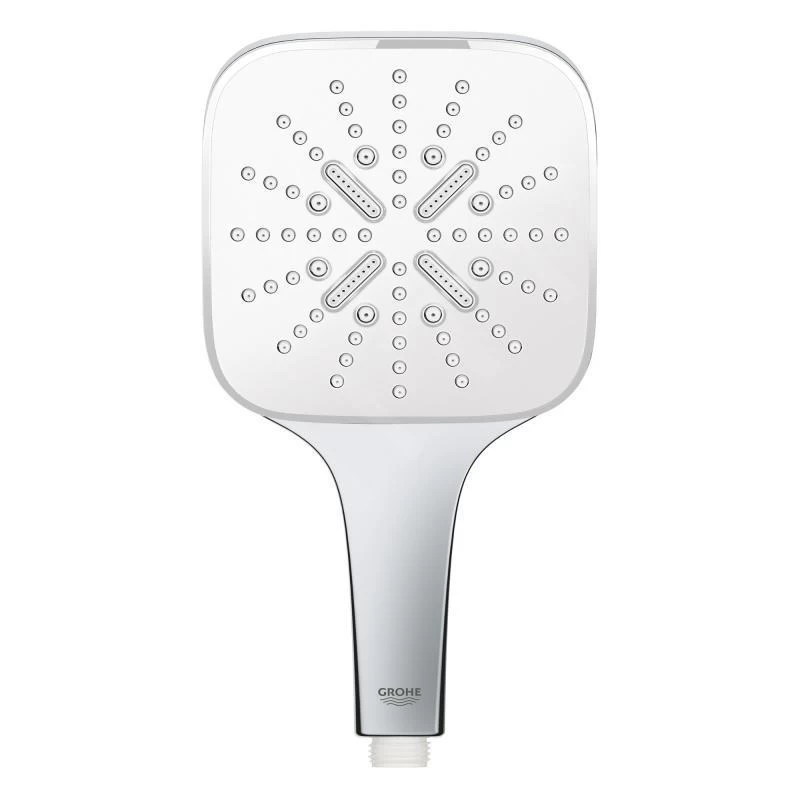 Grohe Rainshower SmartActive Cube - Doucheset - Handdouche130 9,5 L/min, 3-jets, Douchehouder En Doucheslang, Moon White 26588LS0 - Image 3