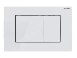 Geberit Delta30 - Bedieningsplaat, Alpine Wit 115.137.11.1