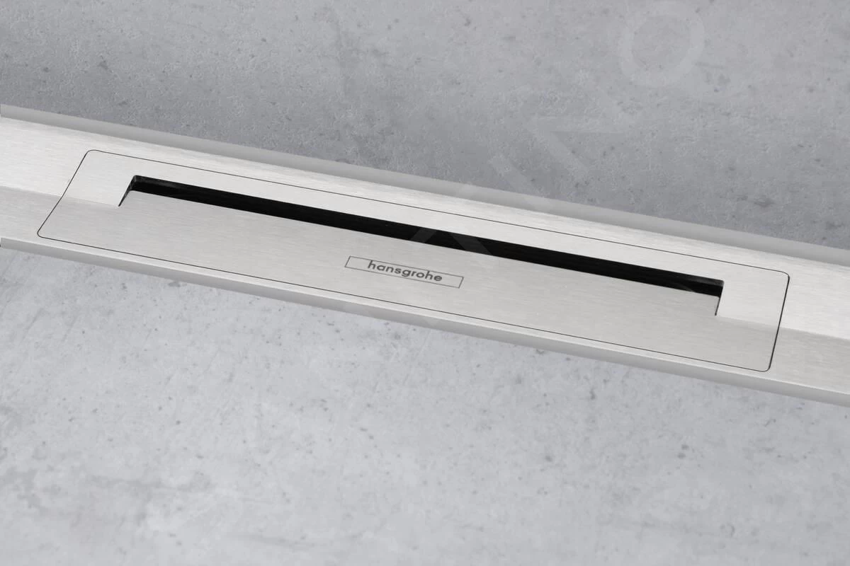 Hansgrohe RainDrain Flex - Douchegoot Met Rvs Rooster 1200, Wandmodel, Inkortbaar, Geborsteld Rvs 56054800 - Image 4