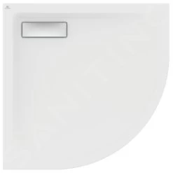 Ideal Standard Ultra Flat New - Douchebak, Halfrond 800x800 Mm, Mat Wit T4491V1